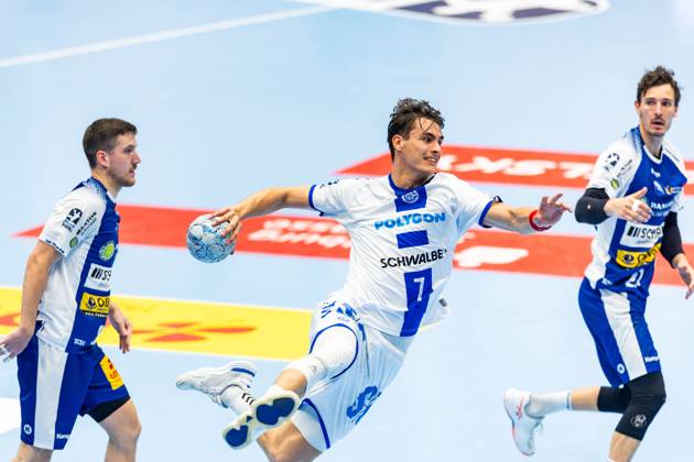 18 05 2025, GER, Handball, Men, Season 24 25, 1 Daikin Handball Bundesliga, Matchday 30, ThSV Eisenach VfL Gummersbach Julian Koester VfL Gummersbach 99817 Eisenach Werner Assmann Halle Am Sportp Thueringen Germany