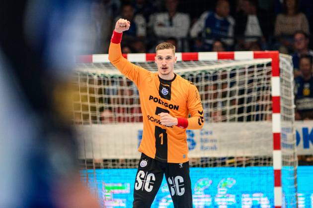 Dominik Kuzmanovic TW, VfL Gummersbach, 1 GER, Thuringia, ThSV Eisenach v VfL Gummersbach, Handball, Daikin 1 Handballbundesliga, Matchday 30, Season 2024 2025, Sunday, 18 05 2025, 16 30 GER, Thuringia, ThSV Eisenach v VfL Gummersbach, Handball, Daikin 1 Handballbundesliga, Matchday 30, Season 2024 2025, Sunday, 18 05 2025, 16 30 Eisenach Copyright: xEibner-Pressefoto MartinxHerbstx EP_MHT