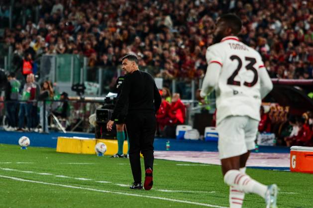 Sergio Sergio Conceicao coach of AC Milan during AS Roma vs AC Milan, Italian soccer Serie A match in Rome, Italy, May 18 2025 Copyright: xRaffaelexConti IPAxSportx xipa-agency.netx xx IPA_57896060 IPA_Agency_IPA57896060