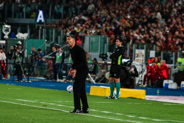 Sergio Sergio Conceicao coach of AC Milan during AS Roma vs AC Milan, Italian soccer Serie A match in Rome, Italy, May 18 2025 Copyright: xRaffaelexConti IPAxSportx xipa-agency.netx xx IPA_57896109 IPA_Agency_IPA57896109