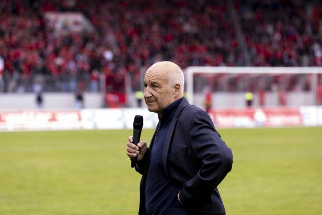 Regionalliga Nordost FC Rot Weiß Erfurt vs 1 FC Lok Leipzig Erfurt 18 05 2025 Franz Gerber Managing Director FC Rot Weiß Erfurt Regionalliga Nordost FC Rot Weiß Erfurt vs 1 FC Lok Leipzig Steigerwaldstadion Erfurt 18 05 2025 Copyright: xBEAUTIFULxSPORTS Duehringx