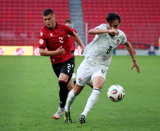 UEFA European Under-17 Championship 2024 25 Group A, in Tirana on, Albania on May 19, 2025. The football match Albania vs Portugal during the UEFA European Under-17 Championship 2024 25 Group A at Arena Kombetare stadium in Tirana, Albania, on May 19, 2025. TIRANE ALBANIA Copyright: xMALTONxDIBRAx