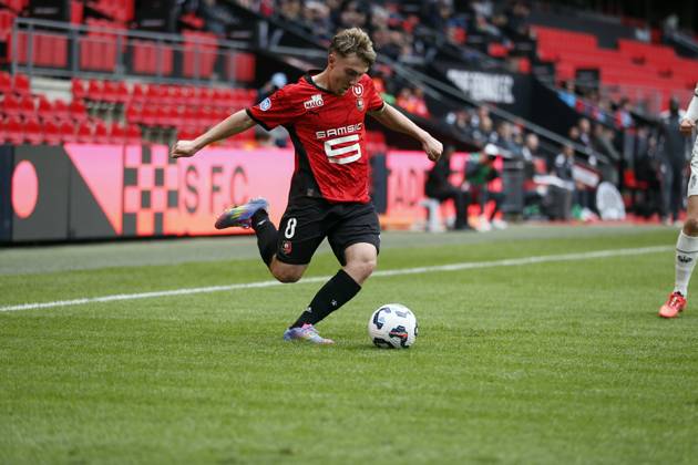 FOOTBALL : Rennes vs AS Monaco - Challenge Espoirs 2025 - Finale - 21 05 2025 Florian Truffert of Stade Rennais during the Challenge Espoirs 2025, Final football match between Stade Rennais and AS Monaco on 21 May 2025 at Roazhon Park in Rennes, France - Photo Julien Kammerer PsnewZ RennesFrance Copyright: xJulienxKammererx