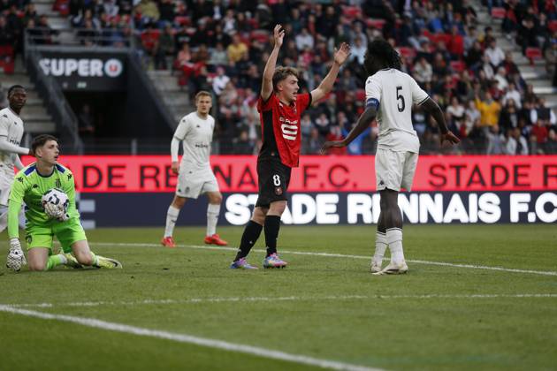 FOOTBALL : Rennes vs AS Monaco - Challenge Espoirs 2025 - Finale - 21 05 2025 Florian Truffert of Stade Rennais during the Challenge Espoirs 2025, Final football match between Stade Rennais and AS Monaco on 21 May 2025 at Roazhon Park in Rennes, France - Photo Julien Kammerer PsnewZ RennesFrance Copyright: xJulienxKammererx
