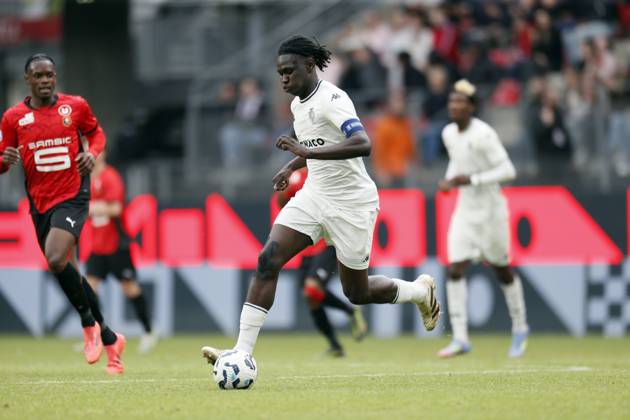 FOOTBALL : Rennes vs AS Monaco - Challenge Espoirs 2025 - Finale - 21 05 2025 Kiwa Bradel of AS Monaco during the Challenge Espoirs 2025, Final football match between Stade Rennais and AS Monaco on 21 May 2025 at Roazhon Park in Rennes, France - Photo Julien Kammerer PsnewZ RennesFrance Copyright: xJulienxKammererx