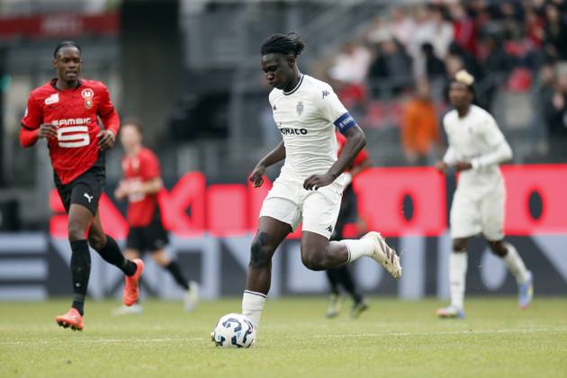FOOTBALL : Rennes vs AS Monaco - Challenge Espoirs 2025 - Finale - 21 05 2025 Kiwa Bradel of AS Monaco during the Challenge Espoirs 2025, Final football match between Stade Rennais and AS Monaco on 21 May 2025 at Roazhon Park in Rennes, France - Photo Julien Kammerer PsnewZ RennesFrance Copyright: xJulienxKammererx