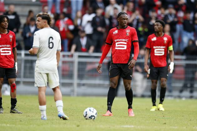 FOOTBALL : Rennes vs AS Monaco - Challenge Espoirs 2025 - Finale - 21 05 2025 Kelian Baruti of Stade Rennais during the Challenge Espoirs 2025, Final football match between Stade Rennais and AS Monaco on 21 May 2025 at Roazhon Park in Rennes, France - Photo Julien Kammerer PsnewZ RennesFrance Copyright: xJulienxKammererx