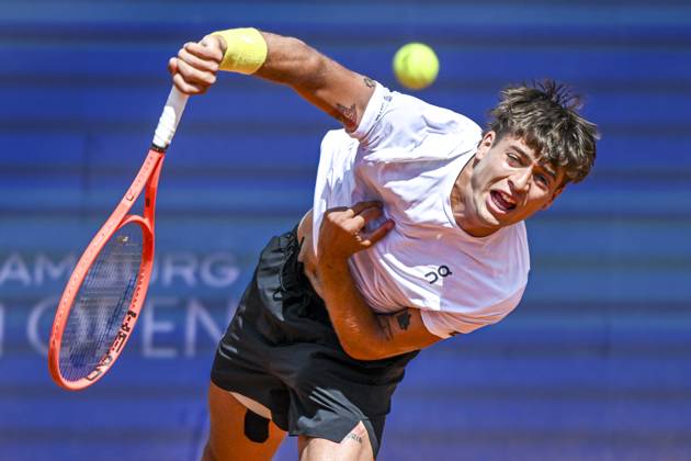 Tennis, ATP tournament in Hamburg, Final, Rubljow - Cobolli