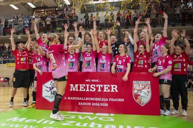Handball, Women, 2nd HBL, SV Union Halle-Neustadt is champion