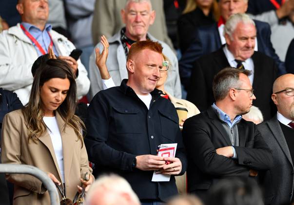 Southampton v Arsenal, Premier League, Football, St. Marys Stadium, Southampton, Hampshire, UK - 25 May 2025 Will Self is seen in the stands as he is appointed the new Southampton Manager Southampton St Marys Stadium Hampshire GBR, UK NEWSPAPERS OUT Copyright: xMarkxEnfieldx