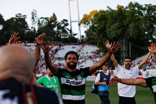 Jeremiah St. Juste seen during Taca de Portugal 2025 final game between teams of SL Benfica and Sporting CP (Maciej Rogowski) Lisboa Estadio Nacional Jamor Portugal Copyright: xMaciejxRogowskix scpslb2425-055