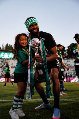 Jeremiah St. Juste seen during Taca de Portugal 2025 final game between teams of SL Benfica and Sporting CP (Maciej Rogowski) Lisboa Estadio Nacional Jamor Portugal Copyright: xMaciejxRogowskix scpslb2425-167