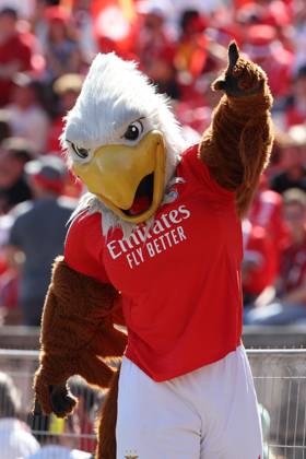 Lisboa, Portugal 25 05 2025 xJAx Taca de Portugal Generali Tranquilidade SL Benfica Sporting Clube de Portugal v l , Vitoria Mascot of Benfica Lisbon Copyright: JoaquimxFerreira