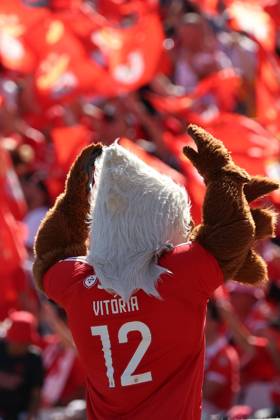 Lisboa, Portugal 25 05 2025 xJAx Taca de Portugal Generali Tranquilidade SL Benfica Sporting Clube de Portugal v l , Vitoria Mascot of Benfica Lisbon Copyright: JoaquimxFerreira
