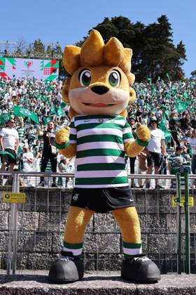 Lisboa, Portugal 25 05 2025 xJAx Taca de Portugal Generali Tranquilidade SL Benfica Sporting Clube de Portugal v l , Jubas Mascot of Sporting Lisbon Copyright: JoaquimxFerreira
