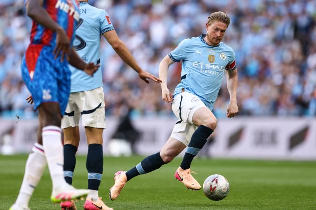 Crystal Palace gegen Manchester City 17. Mai 2025, London FA Cup Finale Crystal Palace gegen Manchester City Kevin De Bruyne von Manchester City Foto Jacques Feeney Abseits London UK  Copyright: xJacquesxFeeneyx xOffsidexOffside