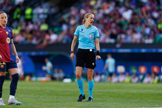Ivana Martincic seen during UEFA Womens Champions League 2025 final game between Arsenal FC and FC Barcelona, Barca at Estadio Jose Alvalade (Maciej Rogowski) Lisbon Estadio Jose Alvalade Portugal Copyright: xMaciejxRogowskix arsenalfcbfinal2425-292