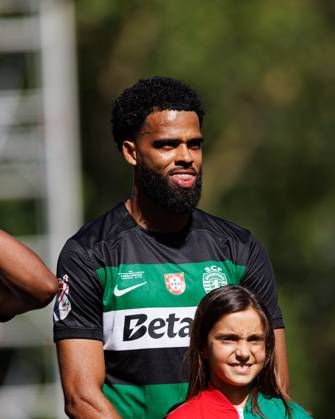 Jeremiah St. Juste seen during Taca de Portugal 2025 final game between teams of SL Benfica and Sporting CP (Maciej Rogowski) Lisboa Estadio Nacional Jamor Portugal Copyright: xMaciejxRogowskix tacadeportugal2025gamefull-077