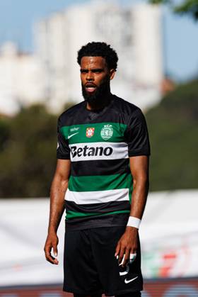 Jeremiah St. Juste seen during Taca de Portugal 2025 final game between teams of SL Benfica and Sporting CP (Maciej Rogowski) Lisboa Estadio Nacional Jamor Portugal Copyright: xMaciejxRogowskix tacadeportugal2025gamefull-171