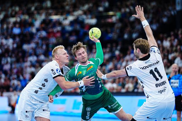 Patrick Wiencek THW Kiel, 17 , Franz Semper SC DHfK Leipzig, 32 , Petter Oeverby THW Kiel, 11 GER, THW Kiel vs SC DHfK Leipzig, Handball, Bundesliga, Matchday, 31, Season 2024 2025, 28 05 2025 GER, THW Kiel vs SC DHfK Leipzig, Handball, Bundesliga, Matchday, 31, Season 2024 2025, 28 05 2025 Kiel Copyright: xEibner-Pressefoto MarcelxvonxFehrnx EP_MFN