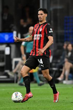 TIJANI REIJNDERS, Serie A 2024-25, Milan-Monza 2-0, Milan New Shirt 2025-26, azione, action, single shot SERIE A 2024-25 MILAN-MONZA 2-0 Milan Maglia Nuova 2025-26