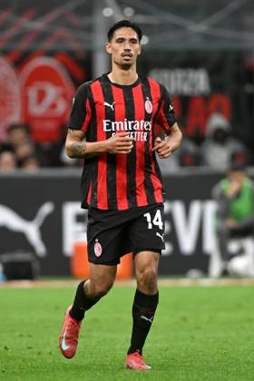 TIJANI REIJNDERS, Serie A 2024-25, Milan-Monza 2-0, Milan New Shirt 2025-26, azione, action, single shot SERIE A 2024-25 MILAN-MONZA 2-0 Milan Maglia Nuova 2025-26
