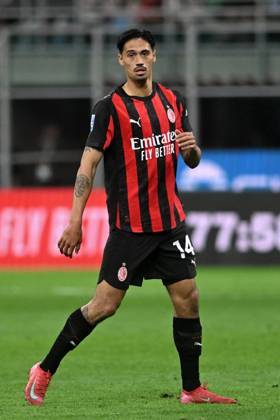 TIJANI REIJNDERS, Serie A 2024-25, Milan-Monza 2-0, Milan New Shirt 2025-26, azione, action, single shot SERIE A 2024-25 MILAN-MONZA 2-0 Milan Maglia Nuova 2025-26