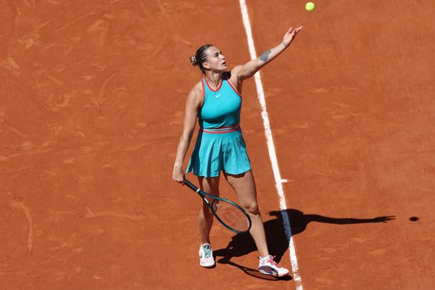 May 30, 2025, Paris, Celestynow, France: ARYNA SABALENKA during the match against Olga Danilovic of Serbia at the third round of the French Open 2025 at Roland Garros in Paris. Paris France - ZUMAc278 20250530_zsp_c278_009 Copyright: xMarcinxCholewinskix