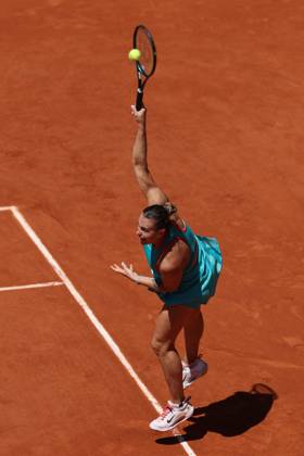 May 30, 2025, Paris, Celestynow, France: ARYNA SABALENKA during the match against Olga Danilovic of Serbia at the third round of the French Open 2025 at Roland Garros in Paris. Paris France - ZUMAc278 20250530_zsp_c278_010 Copyright: xMarcinxCholewinskix