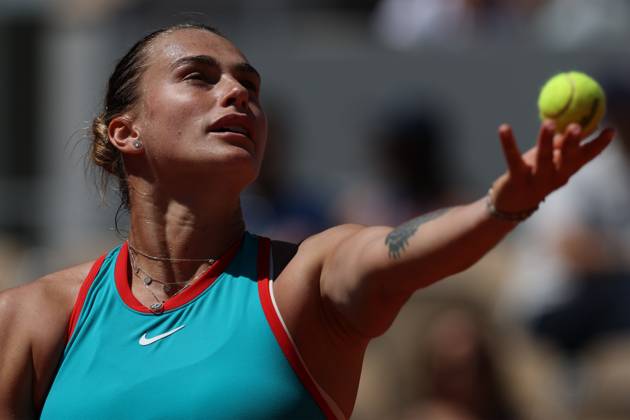 May 30, 2025, Paris, Celestynow, France: ARYNA SABALENKA during the match against Olga Danilovic of Serbia at the third round of the French Open 2025 at Roland Garros in Paris. Paris France - ZUMAc278 20250530_zsp_c278_011 Copyright: xMarcinxCholewinskix