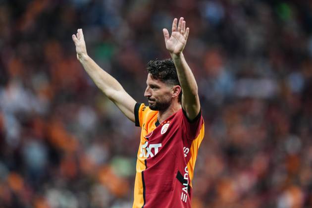 Galatasaray v RAMS Basaksehir - Turkish Super Lig ISTANBUL, TURKIYE - MAY 30: Dries Mertens of Galatasaray celebrates after scoring a goal during Turkish Super Lig match between Galatasaray and RAMS Basaksehir at RAMS Park in Istanbul, Turkiye on May 30, 2025. Hakan Akgun Anadolu Istanbul Turkey. Editorial use only. Please get in touch for any other usage.  Copyright: x2025xAnadoluxHakanxAkgunx
