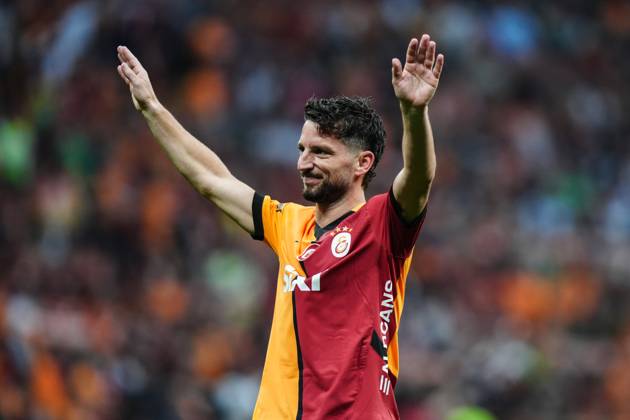 Galatasaray v RAMS Basaksehir - Turkish Super Lig ISTANBUL, TURKIYE - MAY 30: Dries Mertens of Galatasaray celebrates after scoring a goal during Turkish Super Lig match between Galatasaray and RAMS Basaksehir at RAMS Park in Istanbul, Turkiye on May 30, 2025. Hakan Akgun Anadolu Istanbul Turkey. Editorial use only. Please get in touch for any other usage.  Copyright: x2025xAnadoluxHakanxAkgunx
