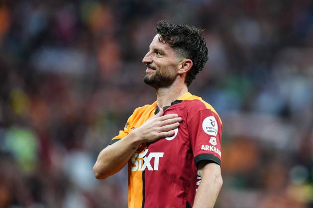 Galatasaray v RAMS Basaksehir - Turkish Super Lig ISTANBUL, TURKIYE - MAY 30: Dries Mertens of Galatasaray celebrates after scoring a goal during Turkish Super Lig match between Galatasaray and RAMS Basaksehir at RAMS Park in Istanbul, Turkiye on May 30, 2025. Hakan Akgun Anadolu Istanbul Turkey. Editorial use only. Please get in touch for any other usage.  Copyright: x2025xAnadoluxHakanxAkgunx
