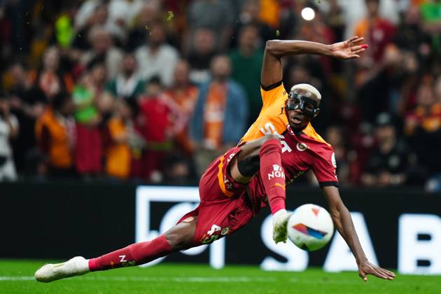 Galatasaray v RAMS Basaksehir - Turkish Super Lig ISTANBUL, TURKIYE - MAY 30: Victor Osimhen of Galatasaray in action during the 38th and final week match of the Turkish Super Lig between Galatasaray and RAMS Basaksehir at RAMS Park in Istanbul, Turkiye on May 30, 2025. Hakan Akgun Anadolu Istanbul Turkey. Editorial use only. Please get in touch for any other usage.  Copyright: x2025xAnadoluxHakanxAkgunx