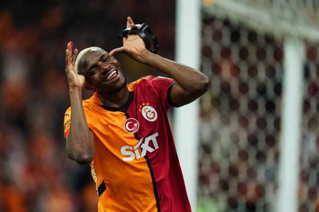 Galatasaray v RAMS Basaksehir - Turkish Super Lig ISTANBUL, TURKIYE - MAY 30: Victor Osimhen of Galatasaray celebrates after scoring a goal during the 38th and final week match of the Turkish Super Lig between Galatasaray and RAMS Basaksehir at RAMS Park in Istanbul, Turkiye on May 30, 2025. Hakan Akgun Anadolu Istanbul Turkey. Editorial use only. Please get in touch for any other usage.  Copyright: x2025xAnadoluxHakanxAkgunx