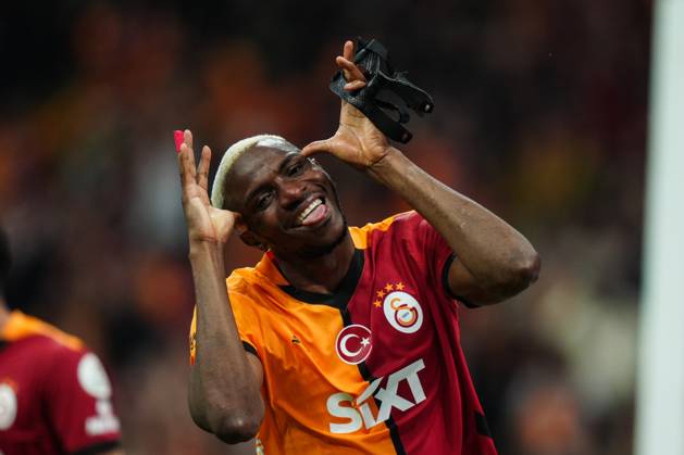 Galatasaray v RAMS Basaksehir - Turkish Super Lig ISTANBUL, TURKIYE - MAY 30: Victor Osimhen of Galatasaray celebrates after scoring a goal during the 38th and final week match of the Turkish Super Lig between Galatasaray and RAMS Basaksehir at RAMS Park in Istanbul, Turkiye on May 30, 2025. Hakan Akgun Anadolu Istanbul Turkey. Editorial use only. Please get in touch for any other usage.  Copyright: x2025xAnadoluxHakanxAkgunx