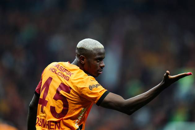 Galatasaray v RAMS Basaksehir - Turkish Super Lig ISTANBUL, TURKIYE - MAY 30: Victor Osimhen of Galatasaray celebrates after scoring a goal during the 38th and final week match of the Turkish Super Lig between Galatasaray and RAMS Basaksehir at RAMS Park in Istanbul, Turkiye on May 30, 2025. Hakan Akgun Anadolu Istanbul Turkey. Editorial use only. Please get in touch for any other usage.  Copyright: x2025xAnadoluxHakanxAkgunx