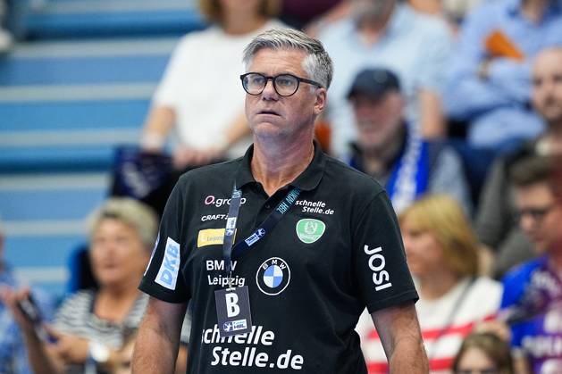 31 05 2025, xydrx, Handball, 1 HBL, VFL Gummersbach SC DHfK Leipzig, Schwalbe Arena Runar Sigtryggsson Head Coach SC DHfK Leipzig North Rhine-Westphalia Germany
