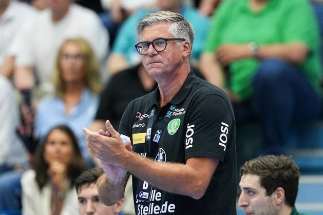 31 05 2025, xydrx, Handball, 1 HBL, VFL Gummersbach SC DHfK Leipzig, Schwalbe Arena Runar Sigtryggsson Head Coach SC DHfK Leipzig North Rhine-Westphalia Germany