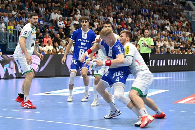 Ellidi Vidarsson VfL Gummersbach 4 vs 32 Franz Semper SC DHfK Leipzig 32 VfL Gummersbach vs SC DHfK Leipzig, Handball, Daikin 1 Bundesliga, Matchday 32, Season 2024 2025, Schwalbe Arena Gummersbach, 31 05 2025 VfL Gummersbach vs SC DHfK Leipzig, Handball, Daikin 1 Bundesliga, Matchday 32, Season 2024 2025, Schwalbe Arena Gummersbach, 31 05 2025 Gummersbach Copyright: xEibner-Pressefoto JuergenxAugstx EP_JAT
