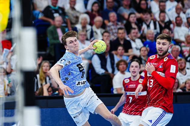 Throw Goal Bence Imre THW Kiel, 91 GER, THW Kiel vs Handball Sport Verein Hamburg, Handball, Bundesliga, Matchday 32, Season 2024 2025, 31 05 2025 GER, THW Kiel vs Handball Sport Verein Hamburg, Handball, Bundesliga, Matchday 32, Season 2024 2025, 31 05 2025 Kiel Copyright: xEibner-Pressefoto MarcelxvonxFehrnx EP_MFN