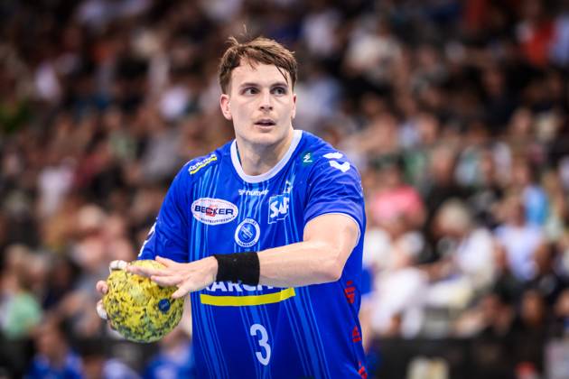 Max Haefner TVB Stuttgart, 03 GER, TVB Stuttgart Fuechse Berlin, Handball, Bundesliga, HBL, 32 Matchday, Season 2024 2025, 01 06 2025 GER, TVB Stuttgart Fuechse Berlin, Handball, Bundesliga, HBL, 32 Matchday, Season 2024 2025, 01 06 2025 Stuttgart Copyright: xSandyxDinkelackerx EP_SDR