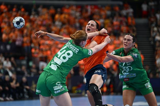 BUDAPEST: Gyori Audi ETO and Odense Handhold, gold medal Ragnhild Valle Dahl of Odense Handhold in action during the EHF Champions League Women 2024 2025 gold medal game between Gyori Audi ETO and Odense Handhold, in Budapest, Hungary, June 01, 2025. Alex Nicodim Imago Images Copyright: xAlexxNicodimx