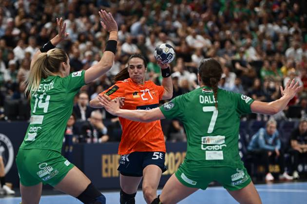 BUDAPEST: Gyori Audi ETO and Odense Handhold, gold medal Louise Burgaard of Odense Handhold in action during the EHF Champions League Women 2024 2025 gold medal game between Gyori Audi ETO and Odense Handhold, in Budapest, Hungary, June 01, 2025. Alex Nicodim Imago Images Copyright: xAlexxNicodimx