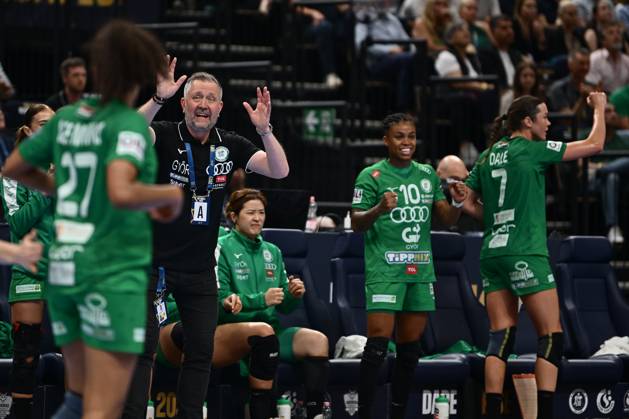 BUDAPEST: Gyori Audi ETO and Odense Handhold, gold medal Per Johansson head coach of Gyori Audi Eto in action during the EHF Champions League Women 2024 2025 gold medal game between Gyori Audi ETO and Odense Handhold, in Budapest, Hungary, June 01, 2025. Alex Nicodim Imago Images Copyright: xAlexxNicodimx