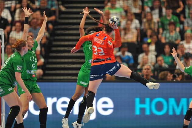 June 1, 2025, Budapest, Budapest, Hungary: DEILA THALE RUSHFELDT of Odense Handbold on the final of the EHF Champions League Woman between Gyori Audi ETO KC and Odense Handbold on the second day of the EHF Champions league Final4 Woman in Budapest on the 1th of June. Budapest Hungary - ZUMAs291 20250601_zip_s291_054 Copyright: xBalintxSzentgallayx