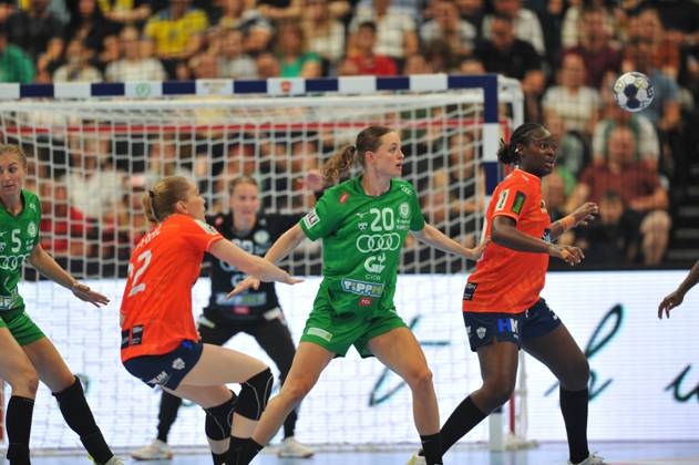 June 1, 2025, Budapest, Budapest, Hungary: JORGENSEN Kristina of Gyori Audi ETO on the final of the EHF Champions League Woman between Gyori Audi ETO KC and Odense Handbold on the second day of the EHF Champions league Final4 Woman in Budapest on the 1th of June. Budapest Hungary - ZUMAs291 20250601_zip_s291_056 Copyright: xBalintxSzentgallayx