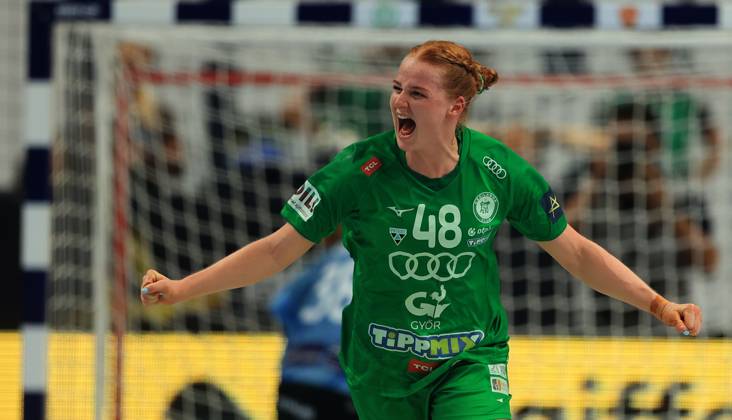 01.06.2025 Budapest(Hungary) GyÅ‘ri Gyori Audi ETO KC -Odense Handbold final EHF Champions League Women s handball Final 4 Dione Housheer GyÅ‘ri Gyori Audi ETO :