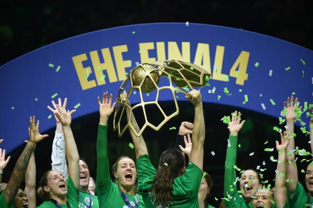 June 1, 2025, Budapest, Budapest, Hungary: Gyori Audi ETO KC celebrates after winning the final of the EHF Champions League Woman beating Odense Handbold on the second day of the EHF Champions league Final4 Woman in Budapest on the 1th of June. Budapest Hungary - ZUMAs291 20250601_zip_s291_097 Copyright: xBalintxSzentgallayx