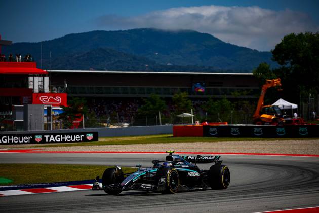 MOTORI - Formula 1 - Aramco Gran Premio de Espana 2025 - Race 12 Andrea Kimi Antonelli, (ITA) AMG Mercedes Ineos W16, during the Spanish GP, Barcelona 29 May-1 June 2025, Montemelo Formula 1 World Championship, WM, Weltmeisterschaft 2025. Spain Spain Copyright: xIPAxSport ABACAx